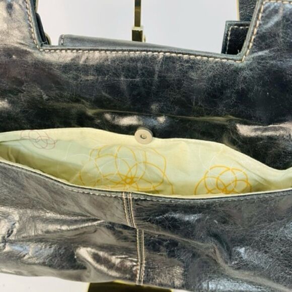 Franklin Covey Black Leather Laptop Computer Planner Binder Bag Case Purse 10" b - Picture 3 of 8